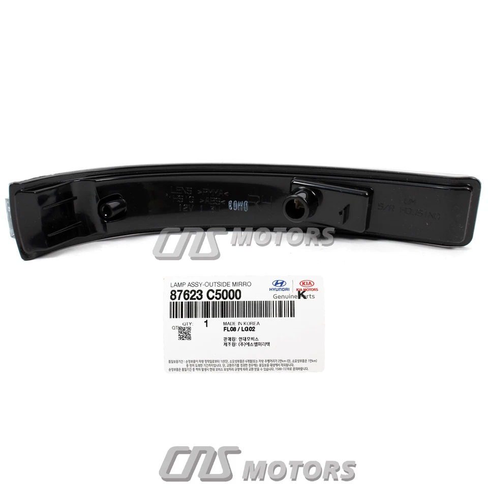 ✅GENUINE✅ Outside Mirror Lamp PASSENGER for 2016-2020 Kia Sorento 87623-C5000 Foto 4 de 4