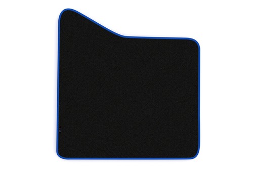 Tapis Couvre Capot Moquette Noir Bordure Bleu Mercedes Actros MP4