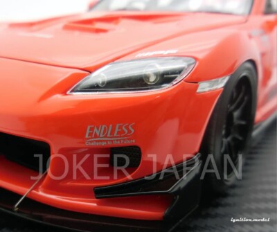 Ignition Model IG3176 1/18 Mazda RX-8 (SE3P) RE Amemiya Orange JDM