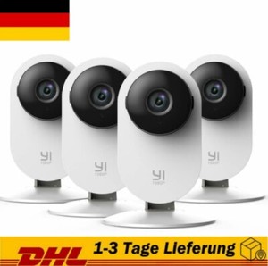 4 Stücke Überwachungskamera Home Camera 1080p WLAN APP per Smartphone Nachtsicht
