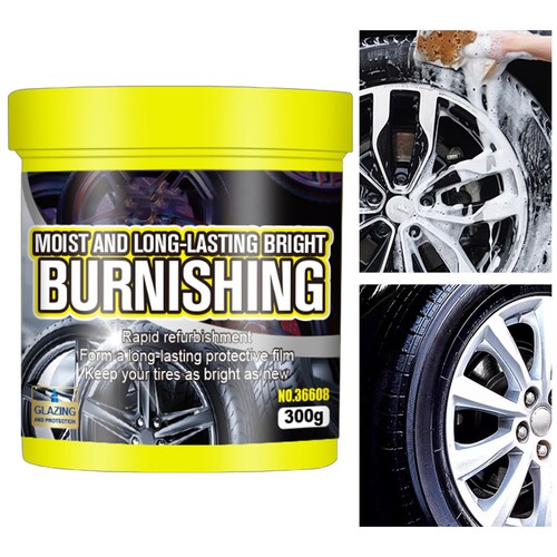 Car Tire Maintenance Paste Tire Shine Wax Polishing Tires Cleaning Coating Paste