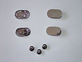 VELVAC 2030 CHROME SCREW COVERS/GRUB SCREW COVERS. SUITABLE FOR AMERICAN RV. - Picture 1 of 1