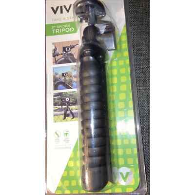Vivitar Spider Tripod Black Inches Flexible Travel Size Quick