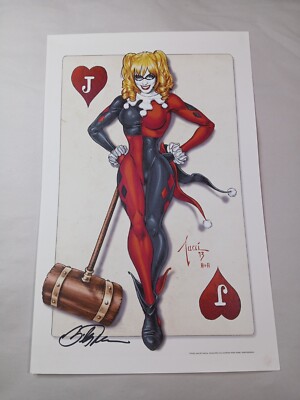 Harley Quinn Art Print SIGNED by Billy Tucci 11x17