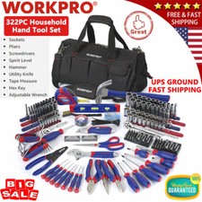 322pc Mechanics Tool Set General Household Hand Tool Set Socket Plier Sae Metric