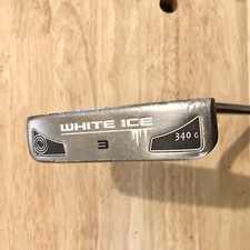 Odyssey White Ice 3 35" Putter Steel Shaft 340g BAD GRIP, DENT ON SHAFT, READ