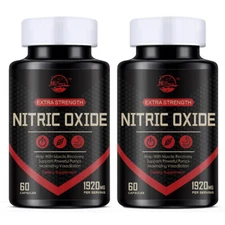 Nitric Oxide Booster, L-Arginine L-Citrulline 1920mg Highest Potency 1/2/4Packs