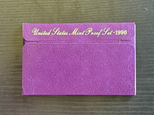 1990-S Proof Set w/Envelope & COA - 1c, 5c, 10c, 25c, 50c - ME1389 - 第 2/4 張圖片
