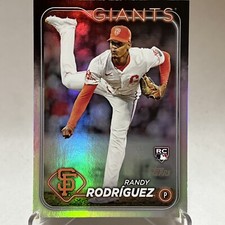 2024 TOPPS UPDATE RANDY RODRIGUEZ ROOKIE RAINBOW FOIL