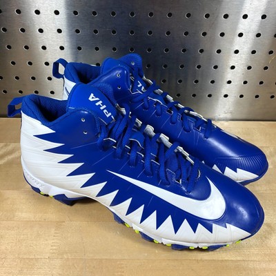 Crampons de football Nike Alpha Menace Shark blanc bleu 878122 411