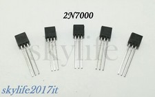 5 pz 2N7000 2N 7000 Mosfet N-channel 0,2A 200mA 60V TO-92 - 5 pezzi small sign