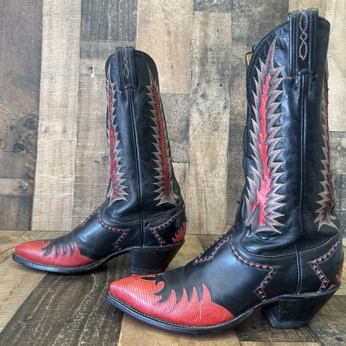 Tony Lama 6853 Fire Walker Vintage Gold Label Cowboystiefel Herren 9,5 D - Bild 12 von 12