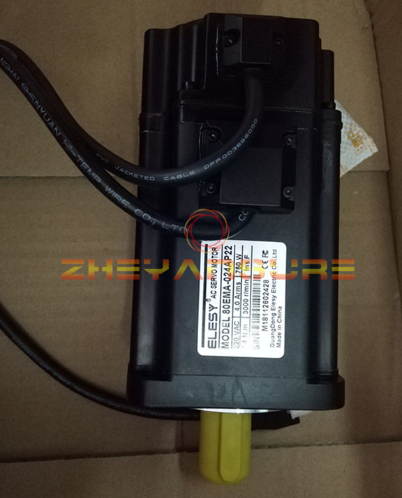 1PCS Used ELESY Servo motor 80EMA-024AP22