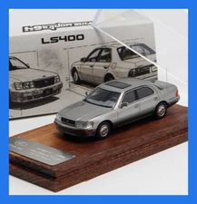 JUN 2025 Fine Works FW 1/64 TOYOTA LEXUS LS400 Silver/Grey Diecast Model Car