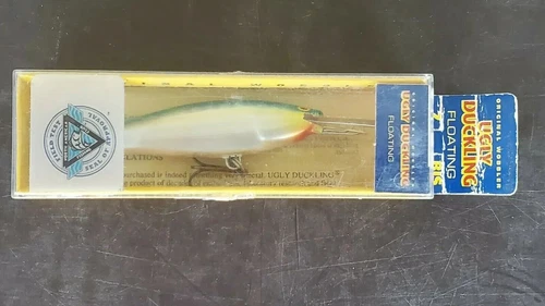 VINTAGE UGLY DUCKLING LURE 1 PACK 7 BIS FLOATING 30 YEARS OLD HAND MADE