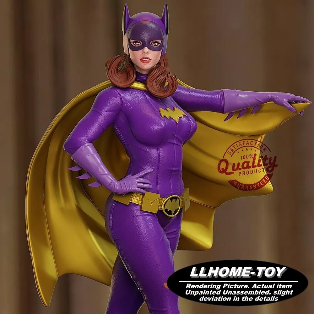 バットガール レジンスタチュー 1966体限定 Batgirl 1966 NSFW Batwoman 1:4 Model Kit Unpainted 3d Print GK