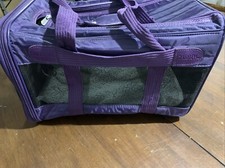 Sherpa Medium Deluxe Pet Carrier, Plum, Airline Approved
