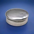 New ListingAntique Sterling Silver Pill Box Round Shape by E S Barnsley & Co 1921