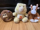 Vintage Care Bear - 7" (Birthday Bear) + TY Beanie Babies