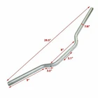 Handle Bar Steel Silver Finish For Royal Enfield Himalayan 411CC Motorcycle