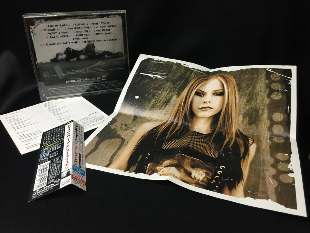 Avril Lavigne Under My Skin MADE IN JAPAN OBI CD + POSTER (Arista