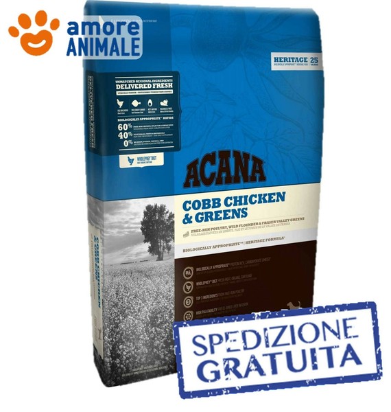 Acana Adult Hund 11,4 Kg - Trockenfutter FüR Hunde (Ex Acana Cobb Huhn)-image