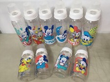 Vintage 1984 Evenflo Baby Bottle Disney Mickey Mouse Gerber Top Cap No Nipples