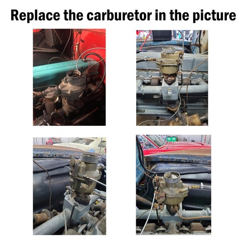 Rochester B type 1 barrel Carburetor Manual Choke #7005606 1950-1959 Chevy 235 - Picture 3 of 12
