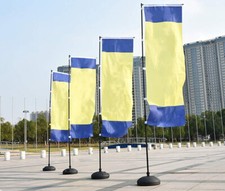 Mobiler Fahnenmast Stahl bis 3,5 Meter Schiebemast Teleskopmast Stahlmast