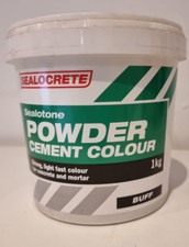 2 packs x Sealocrete BUFF Powder Cement Colour 1kg