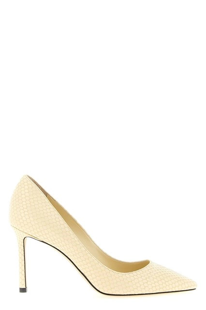 JIMMY CHOO Romy 85mm Ivory Pumps New