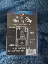 Flipo Stainless Steel Money Clip & 9-in-1 Multi Tool