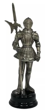 Medieval Templar Knight Cast Suit Of Armor Halberd by Mario of Toledo Spain 9”