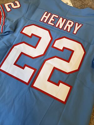 Derrick Henry Houston Oilers Stitched Nike Elite Jersey Mens Size