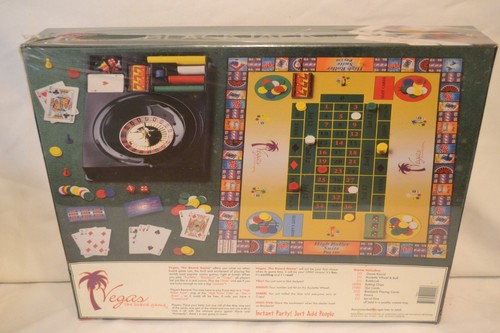 VEGAS The Board Game Las Vegas Slots Craps Blackjack Roulette Gioco da casinò NUOVO - Foto 3 di 6