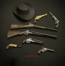 Accesorio modelo pistola juguete arma escala 1/12 7 piezas para cuerpo figura de acción de 6""