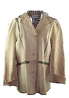 Vintage White Stag Womens Size Large Leather Jacket Western Core 12-14 Tan Beige — photo 1