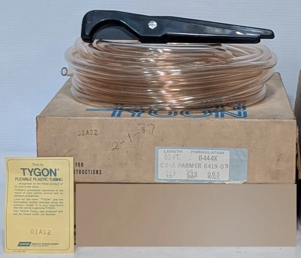 Cole Parmer 6419-09 Food and Beverage Tubing, ID: 1/4" x OD: 3/8", Length: 50' - Image 2 of 4