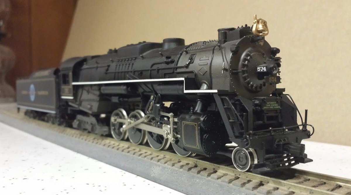 Rivarossi HO 2-8-4 Capital Cities Route Steam Locomotive #574 w