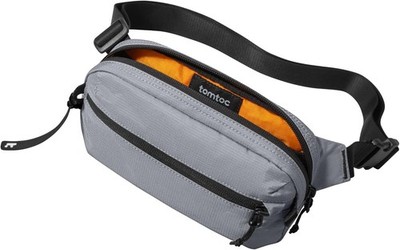 Tomtoc 1,5 Liter Sling Bag mit RFID Schutz, Anti Diebstahl Bauchtasche