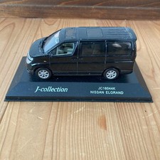 Kyosho Elgrand Nissan Jcollection Black 1/43 Mini Car Used - Toy Car - M