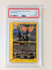 2003 Pokemon Aquapolis PSA 1 Umbreon #41 Non-Holo WOTC FRESH GRADE SLAB