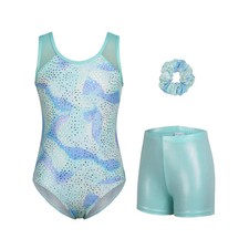 Charmo Girls Gymnastics Leotards Sparkle Ballet Dance Unitards Biketards with