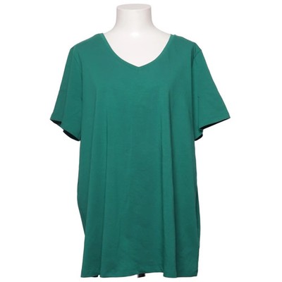 Zizzi, T-shirt, Größe: L, Grün, Baumwolle/Elasthan, Einfarbig, Damen #ltb