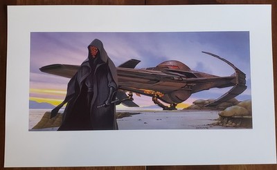 Star Wars Episode 1 Lithograph Portfolio Print Doug Chiang Artist - Print 4