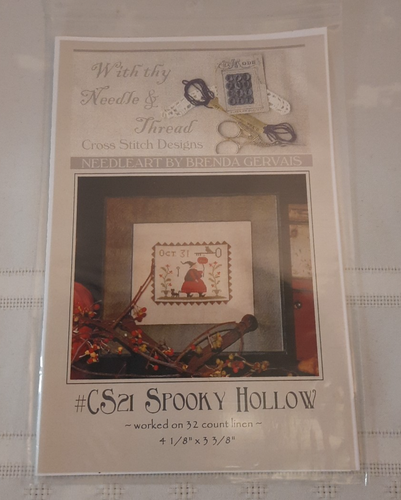 2009 Brenda Gervais Spooky Hollow Counted Cross Stitch Pattern CS21 Halloween - Picture 1 of 2