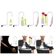 Badminton training aid, indoor training device, badminton self-learning