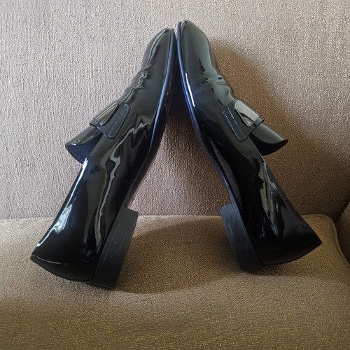 Louis Vuitton Black Patent Leather Slip On Loafers Size 10UK/ US11 - 第 10/17 張圖片