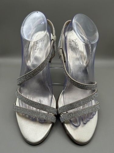 Naturalizer Vanessa2 sandali donna tacco con cinturino strass champagne taglia 10M - Foto 4 di 8