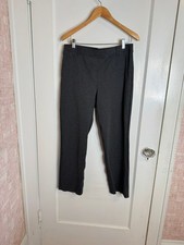 Quince Pull On Gray Stretch Ponte Knit Pants sz L